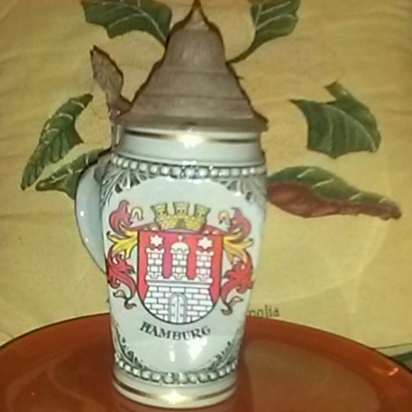 West Germany original Blue Beer Stein - Picture 3 of 8